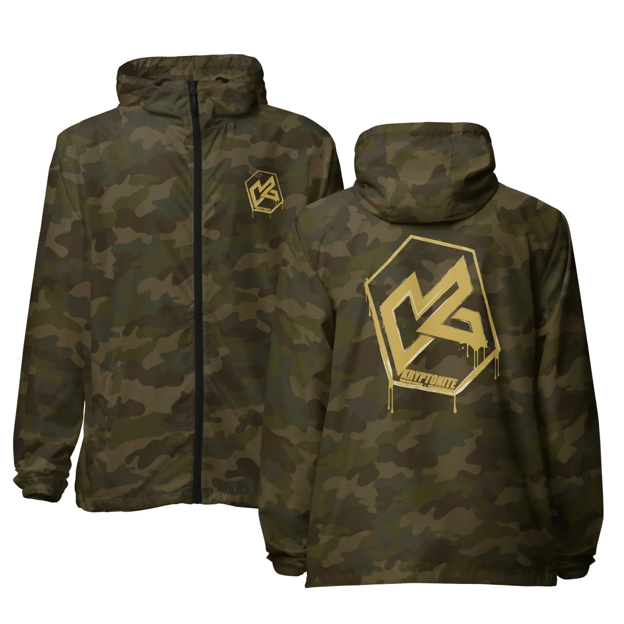 Kryptonite 'Dripping Gold' Windbreaker