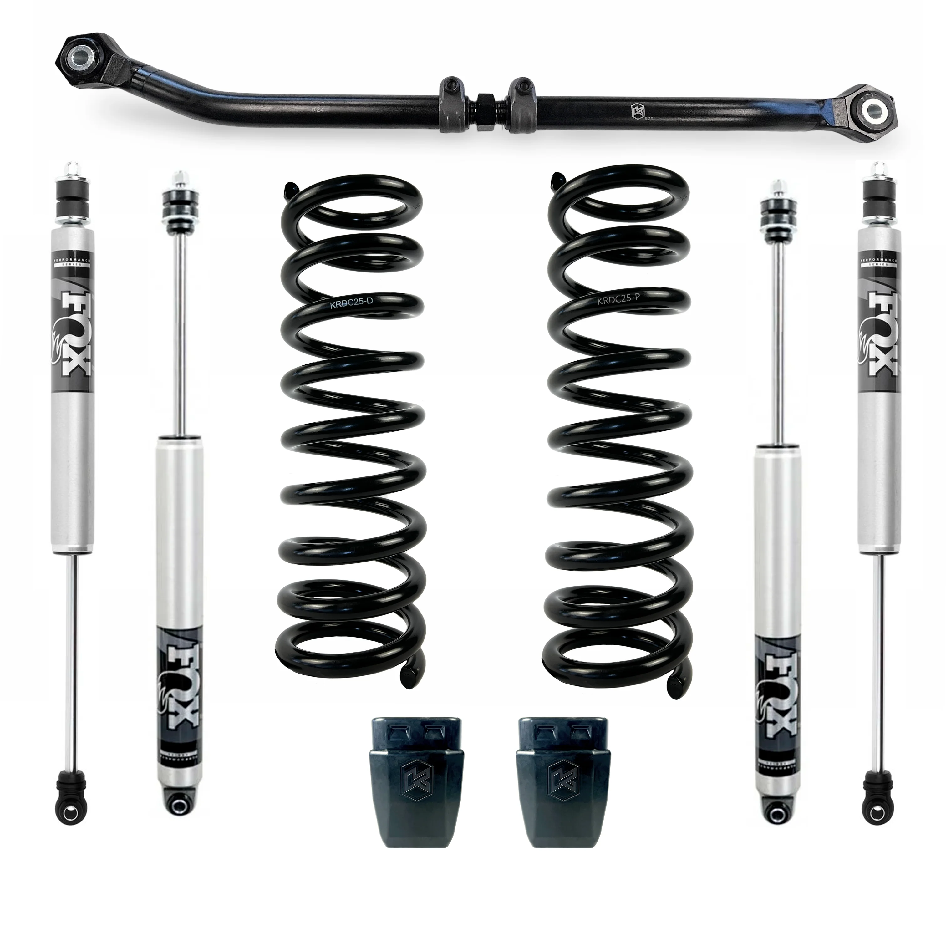 Kryptonite Stage 2 Leveling Kit with Fox Shocks 2014-2026 RAM 2500