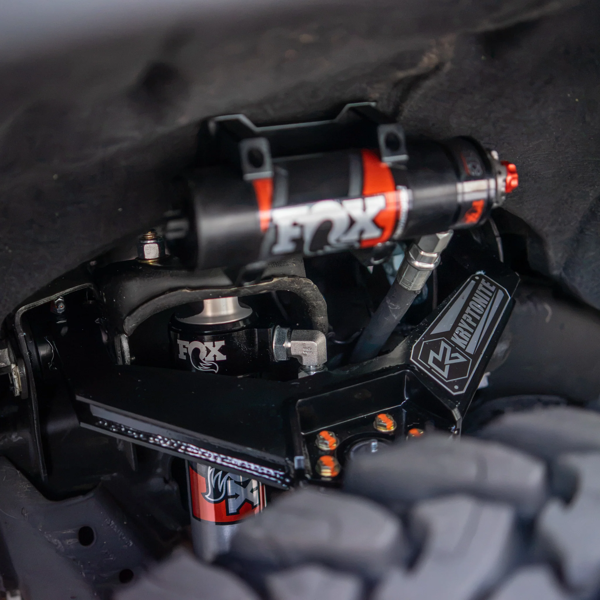 Kryptonite Stage 3 Leveling Kit with Fox 2.5 Performance Elite Shocks for 2011-2019 Chevy/GMC 2500HD/3500HD - Image 2