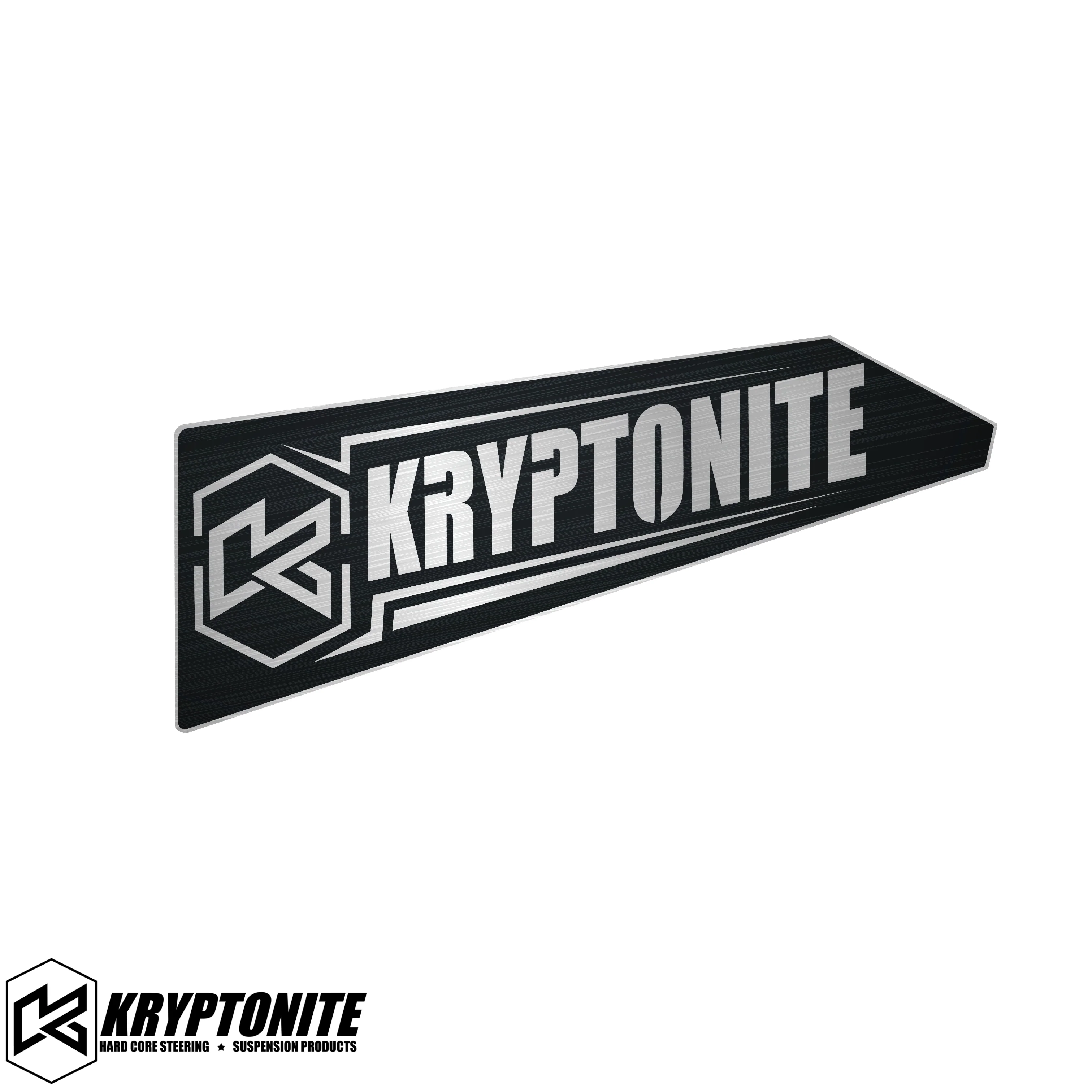 Kryptonite Upper Control Arm Stainless Logo Plates for 2011–2026 Chevy/GMC 2500HD/3500HD - Image 4